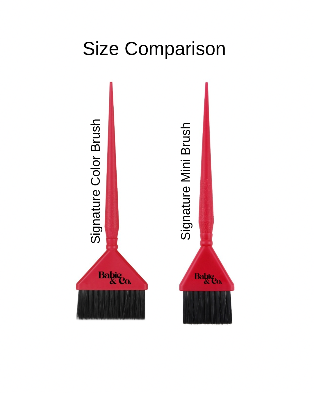 BABIE & CO. SIGNATURE RED LARGE COLOR BRUSH